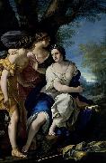 Stefano Torelli Diana and nymphs oil on canvas